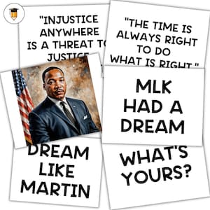 Martin Luther King Jr. Day | Bulletin Board | Black History Poster | Black History Decor | African American History | Printable Banner | MLK