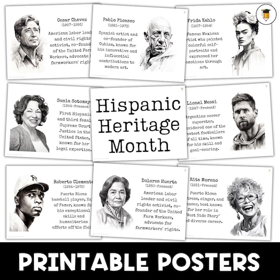Hispanic Heritage Month | Printable Banner | Bulletin Board | Classroom Decor | Spanish Poster |
