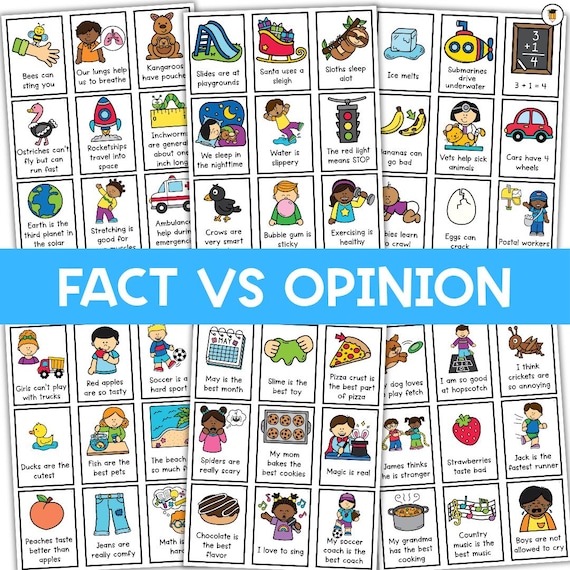 Facts vs. Opinions | Sorting Task Cards | Literacy Skills | Language Arts | Social Studies | Critical Thinking | Reading Comprehension