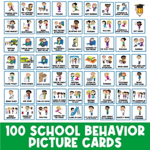 2000+ CARTOON CARDS | First Then Board | Visual Aid | Schedule ...