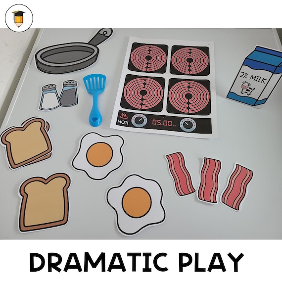 Restaurant Diner Store | Dramatic Play | Shopping | Pretend Play | Preschool Toddler Activities |  Homeschool | Busy Book | School Printable