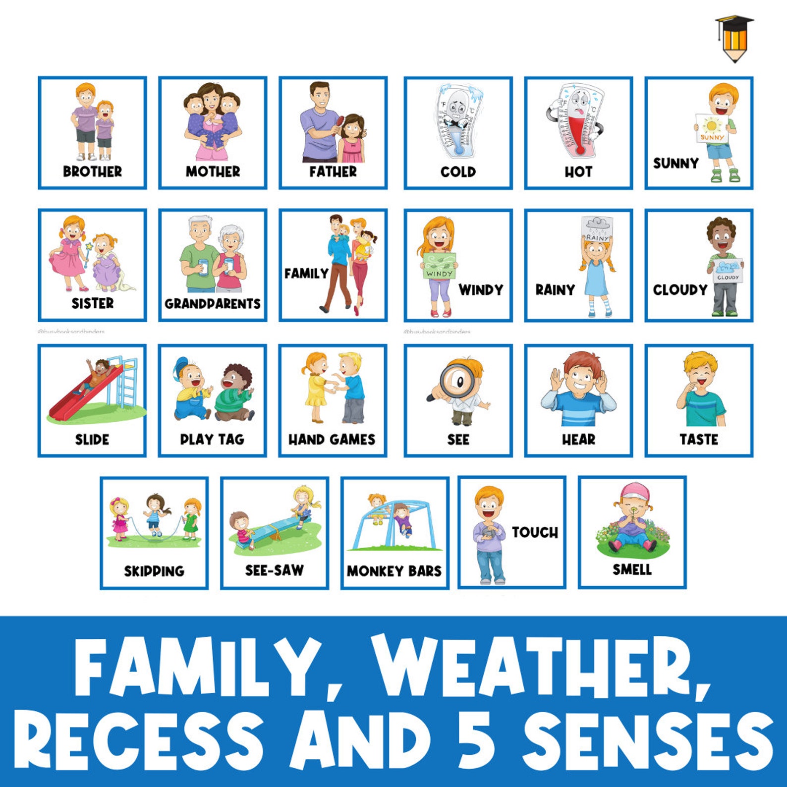 1 BOARD + 225 CARDS | First Then Board | Visual Aid | Schedule ...