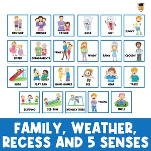 1 BOARD + 225 CARDS | First Then Board | Visual Aid | Schedule ...