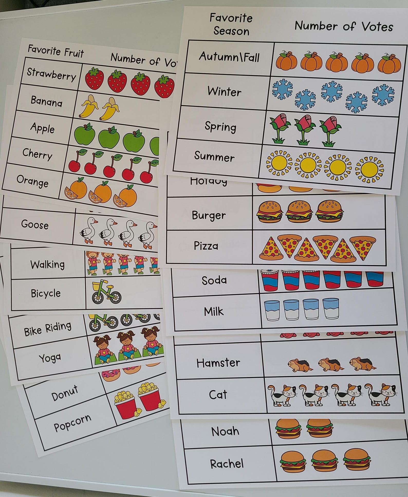 10 PICTOGRAPHS | Math for Kids | Counting Activities | Graphing | Math ...