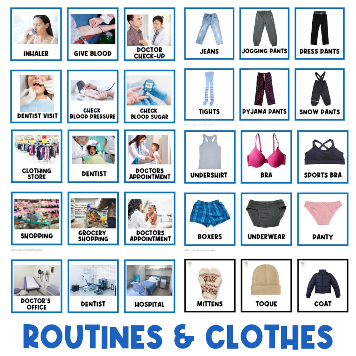 3000+ PICTURE CARDS | First Then Board | Visual Aid | Schedule ...