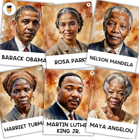 30 Black History Posters | Bulletin Board Display | Black History Decor | African American History | Printable Poster | Black Art | Pictures