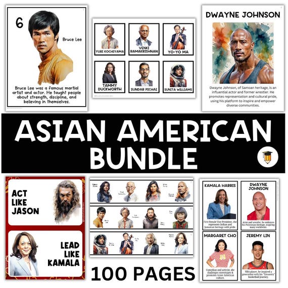 Asian Americans and Pacific Islander Posters | Calendar | Bulletin Board Display | Asian American Decor | AAPI History | Printable Poster
