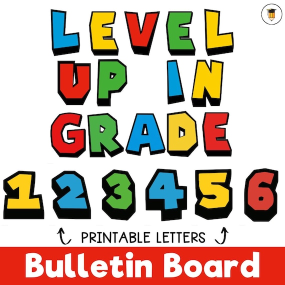 VIDEO GAME Bulletin Board | Classroom Decor | Gamer Display | Printable Poster | Games | Classroom Bulletin | Retro Game | Video Game Poster