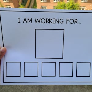 Reward Chart | Behavior Chart | Visual Aid | Incentive Chart | Toddler ...