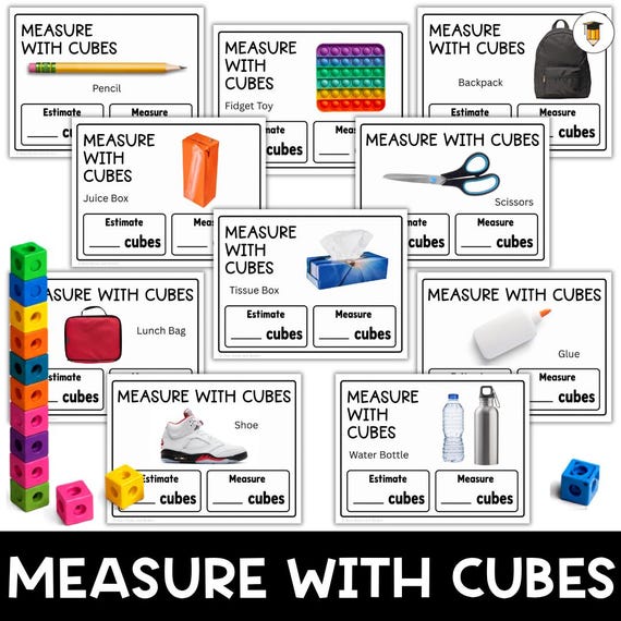 Math Cubes Flashcards | Counting | Building Blocks | Flashcards | STEM | Morning Activities | Fine Motor Activities | Hands On Learning |
