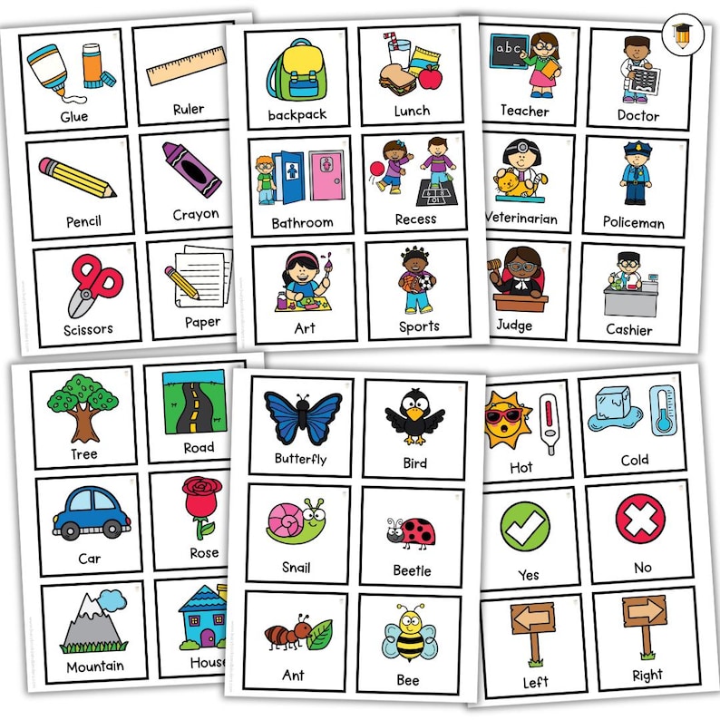 200 Picture Cards | First Then | Visual Aid | Schedule | Adult | Senior ...