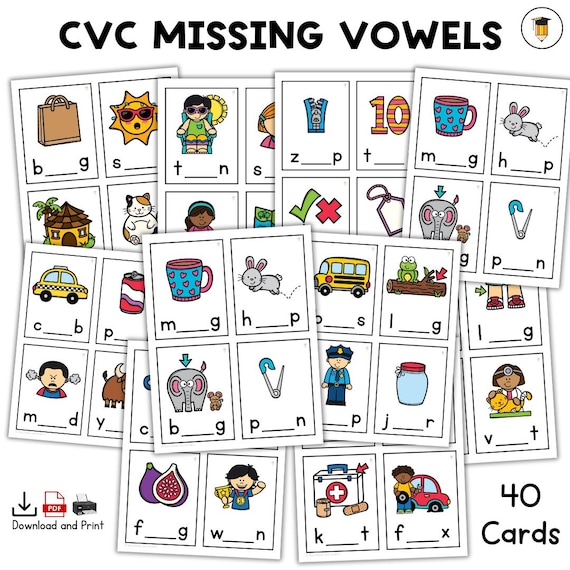 CVC Sight Word Practice | Preschool Reading | Vocabulary | Sight Words | Flash Cards | Spelling | Preschool Literacy | Phonics | Vowels  ESL