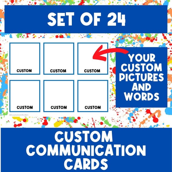 PHYSICAL CUSTOM Picture Cards | Communication Cards | Task Cards | Reminder | Visual Aids | First Then Board | Choice Board | Daily Routines