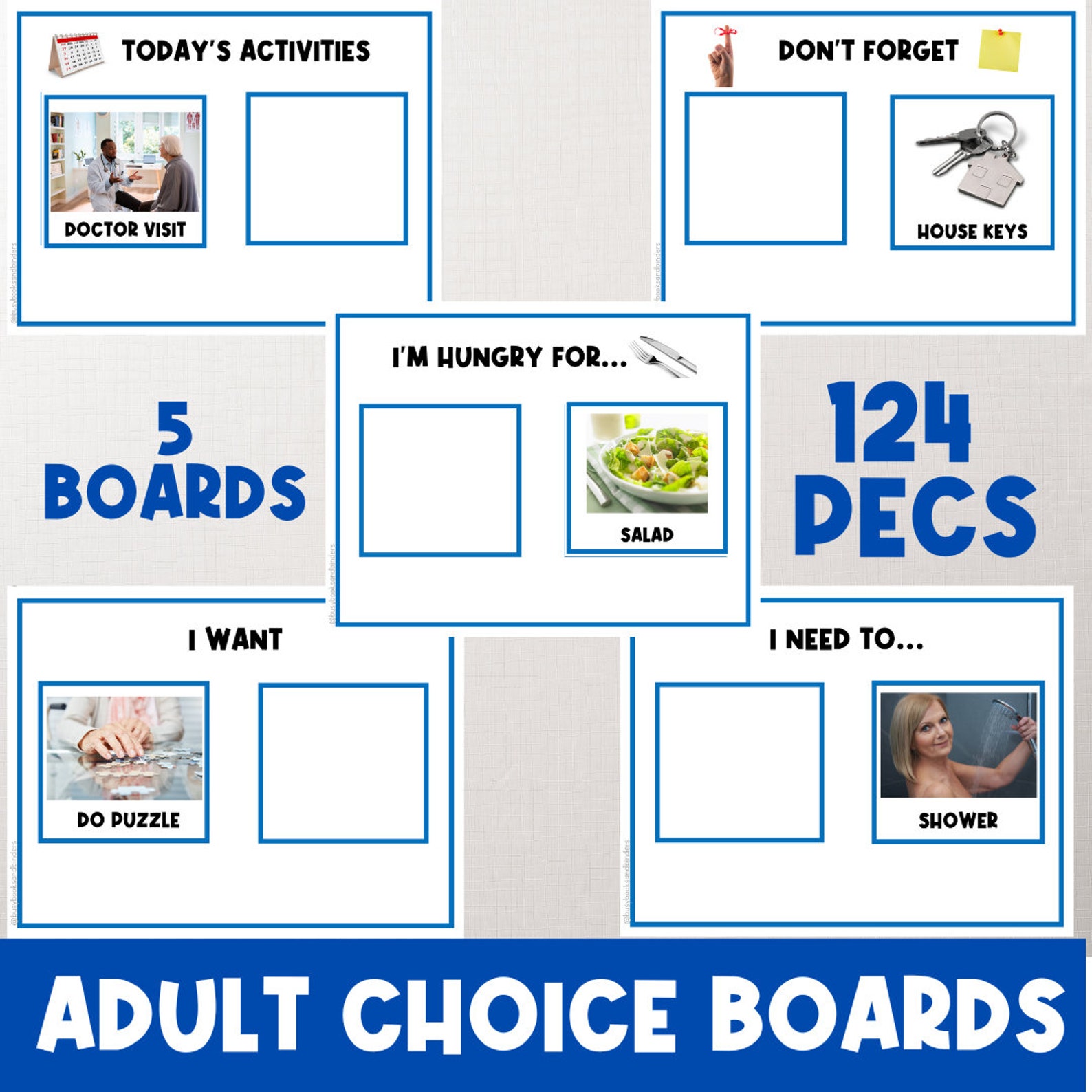 SENIORS: REAL PICTURES | First Then Board | Visual Aid | Visual ...