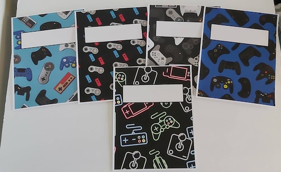 PHYSICAL COPY: GAMER Binder Cover and Spine | Binder Cover for Kids | Back to School Printables | Student School Supplies | Binder Cover