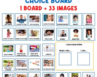 REAL PICTURES: Calm Down Strategies | Visual Aid | Coping Skills | Toddler Behaviour | Emotions | Task Card | Special Needs | Homeschool