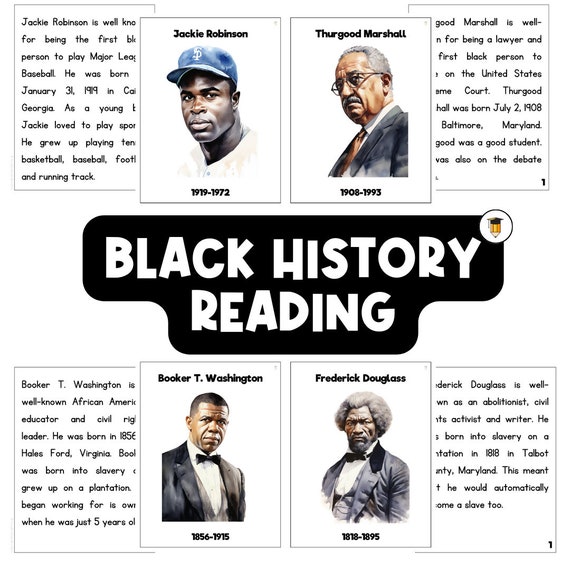Black History Month Reading | Black History | Worksheets | African American History | Social Studies | Black Lives Matter | Reading |