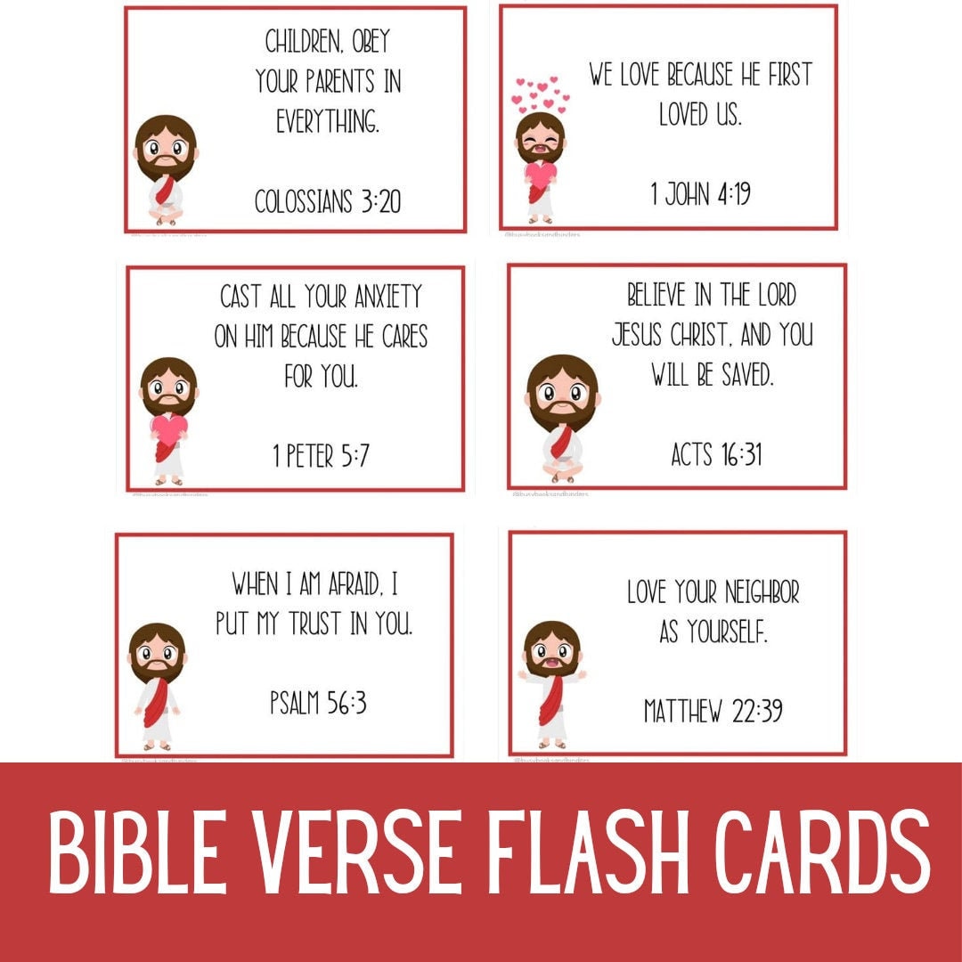 Children's Bible Verses | Bible Verse Memory | Children's Church ...