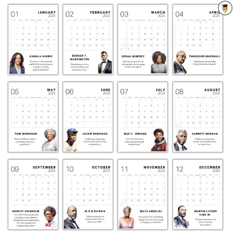 History Calendar 2025 Etsy