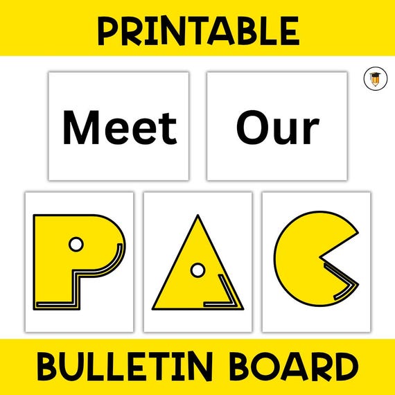 First Day of School Bulletin Board | Meet the Pack | Back to School | Printable  Banner | Kindergarten Printable | Printable Back to School