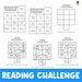 READING CHALLENGE Reading Activities Preschool Kindergarten Literacy ...