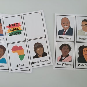 Abcs Black History Flashcards | Bulletin Board Display | Black History ...
