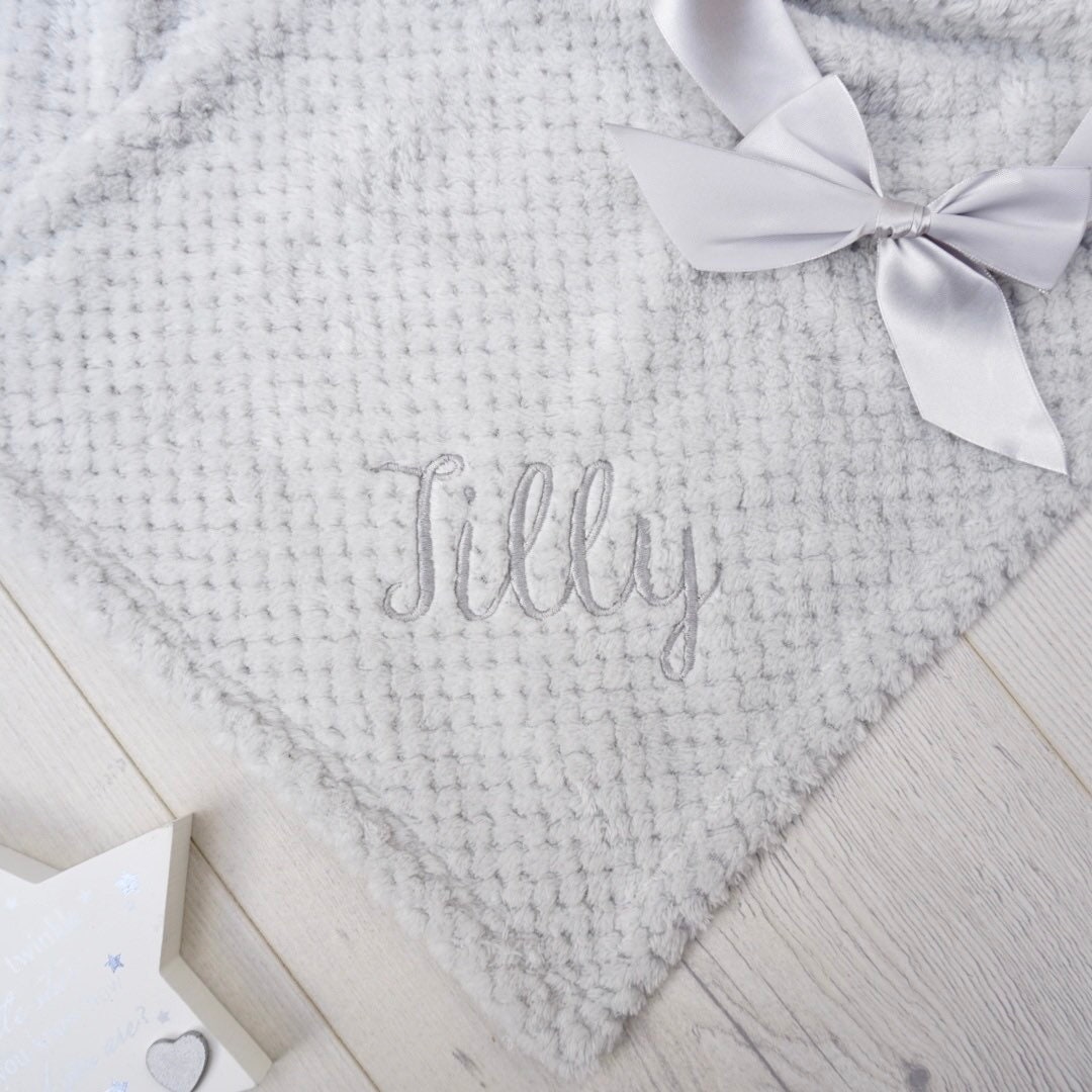 Personalised Baby Blanket Babies First Blanket Newborn Baby Etsy UK