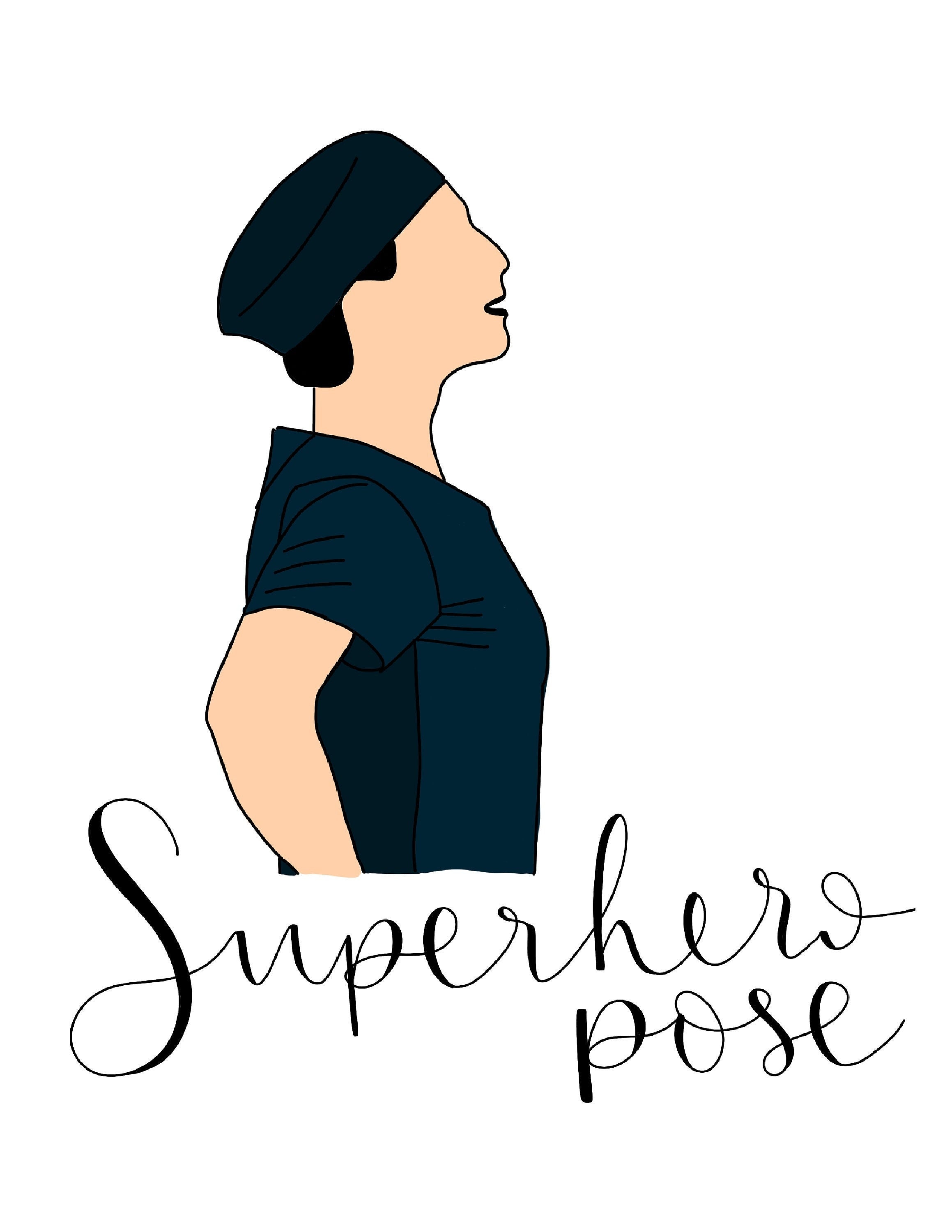 Superhero pose Amelia shepherd greys anatomy reference quote | Etsy