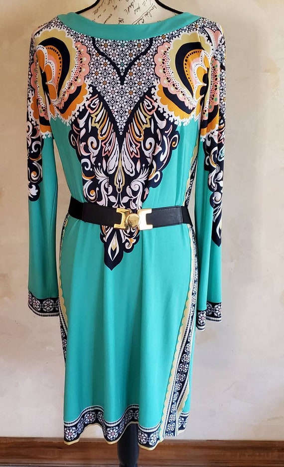 Donna Morgan Stretch Multicolored Dress. Size 14.… - image 3