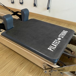 Pilates Reformer Non-Slip Mat- Pilates Strong Black (Includes carry case)