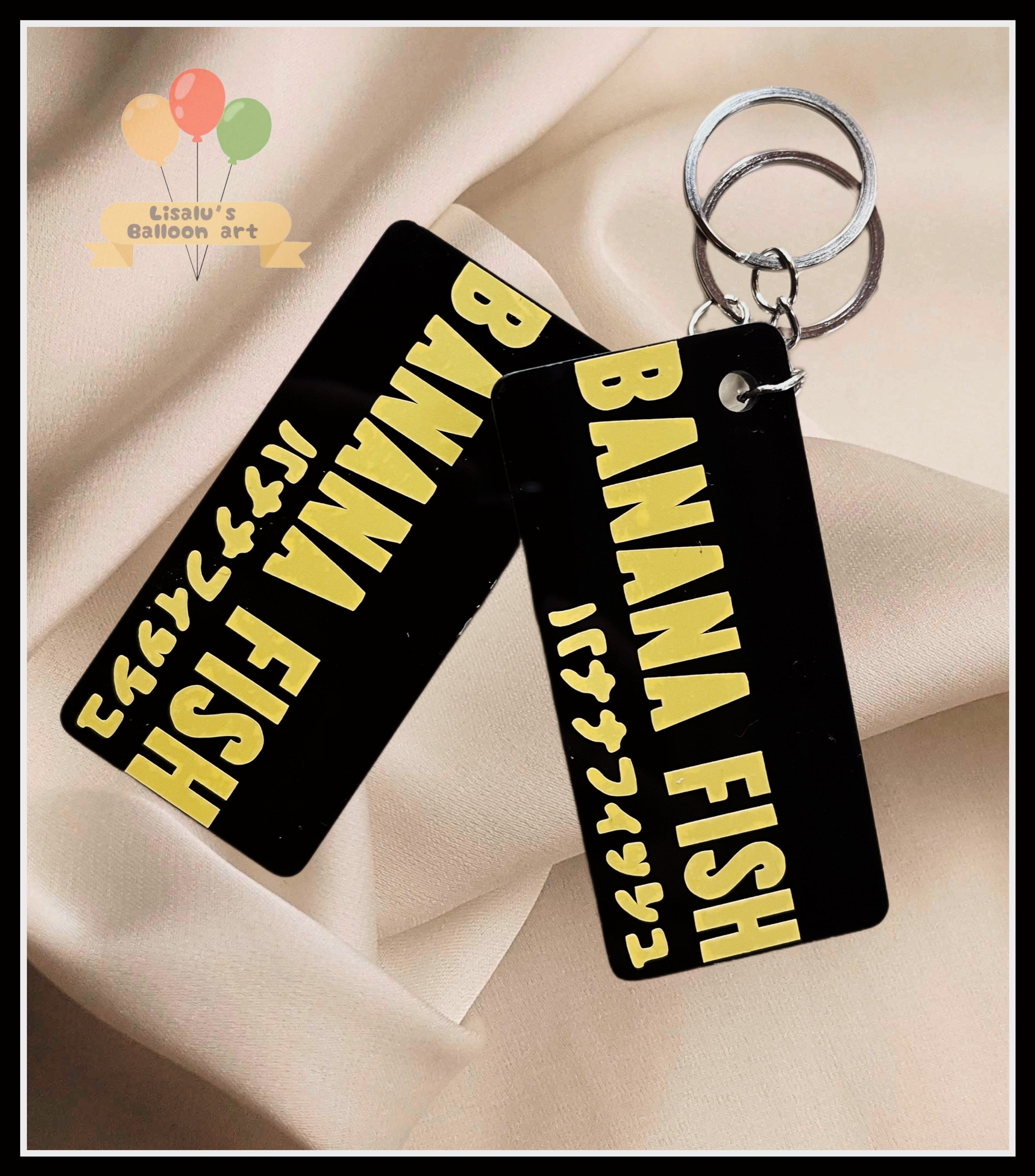 Banana fish sales keychain