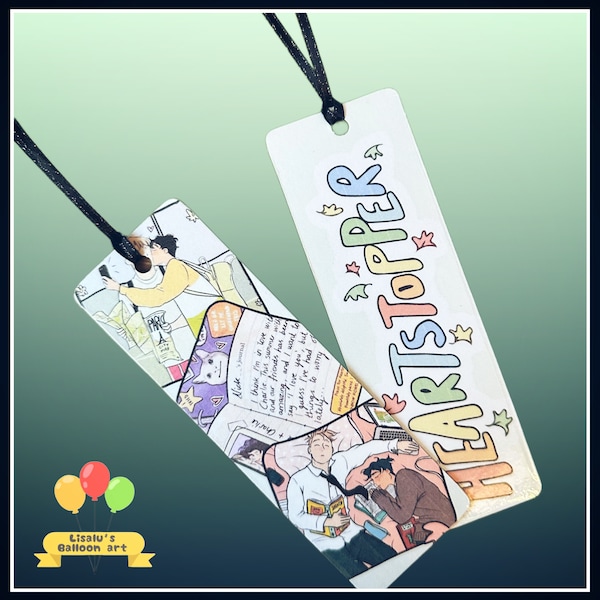 Heartstopper | Hi | Bookmark | Handmade | Free Postage