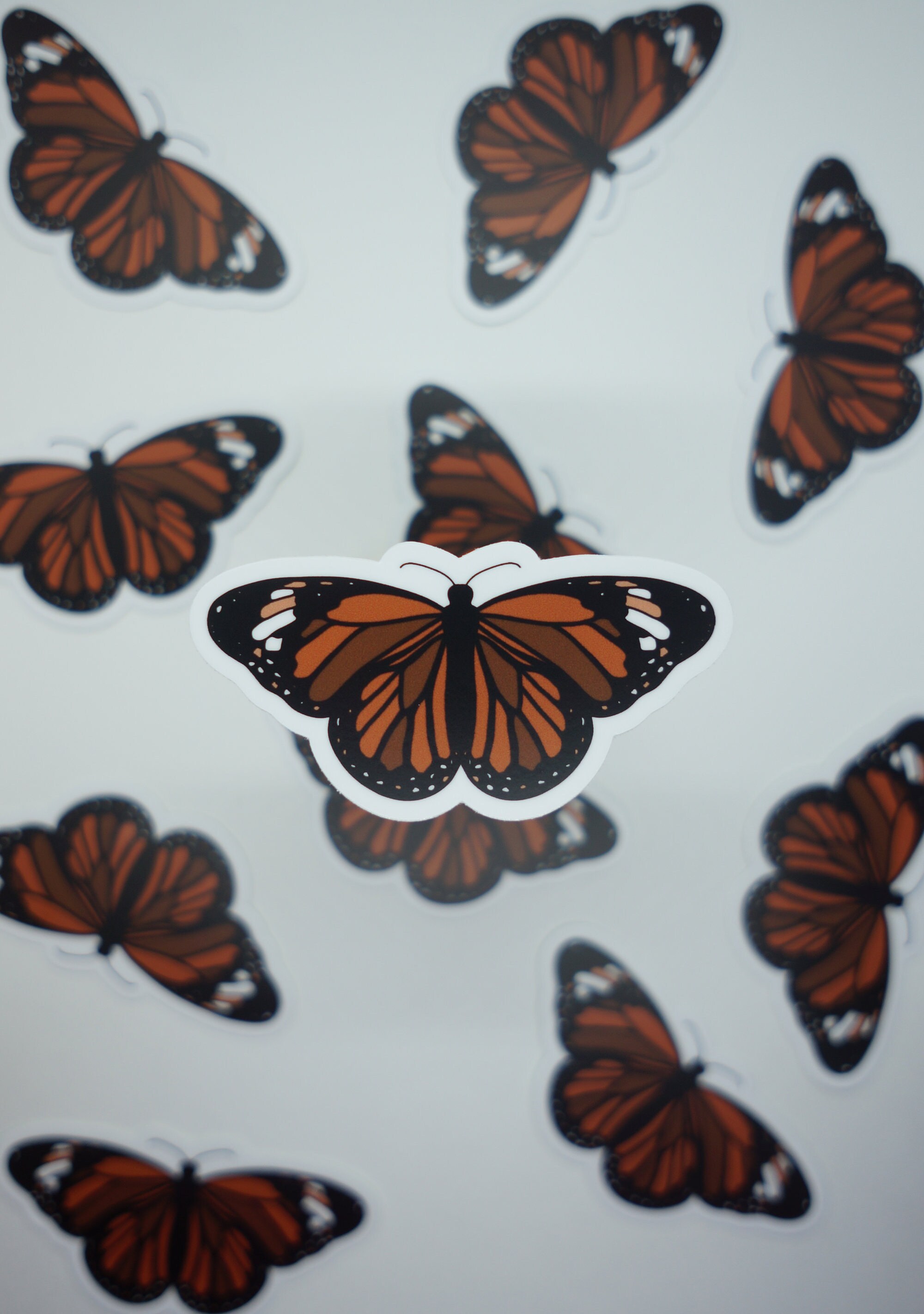 Waterproof Vinyl Butterfly Sticker, 3x1.5 Butterfly Sticker, Water ...