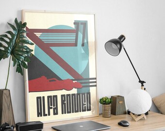 Minimalist F1 poster Alfa Romeo 77