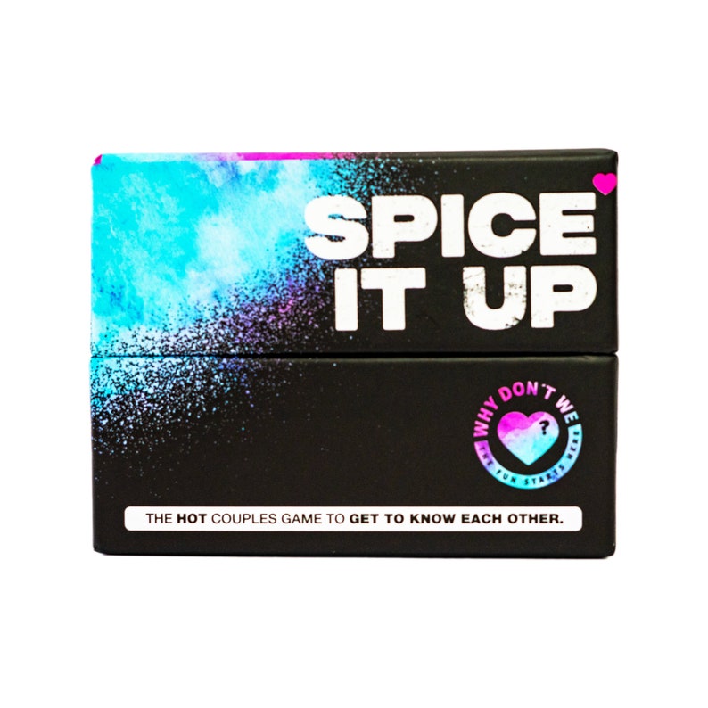 WHY DON'T WE Spice it Up Romantic and Fun Game for Couples – 150 Cards with Questions, Conversations, Games and More 