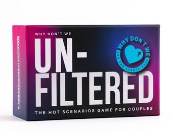 Unfiltered Card Game for Couples | Bold & Intimate Date Night Game, Conversation Cards, Romantic Couples Gift