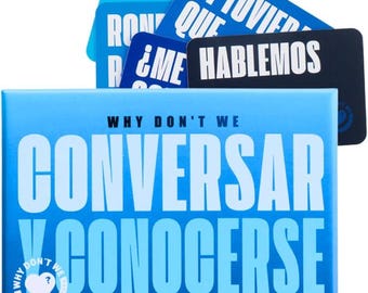 Conversation Starter Cards – Fun Couple & Friend Game, Spanish | Tarjetas de Conversación, Regalo para Parejas