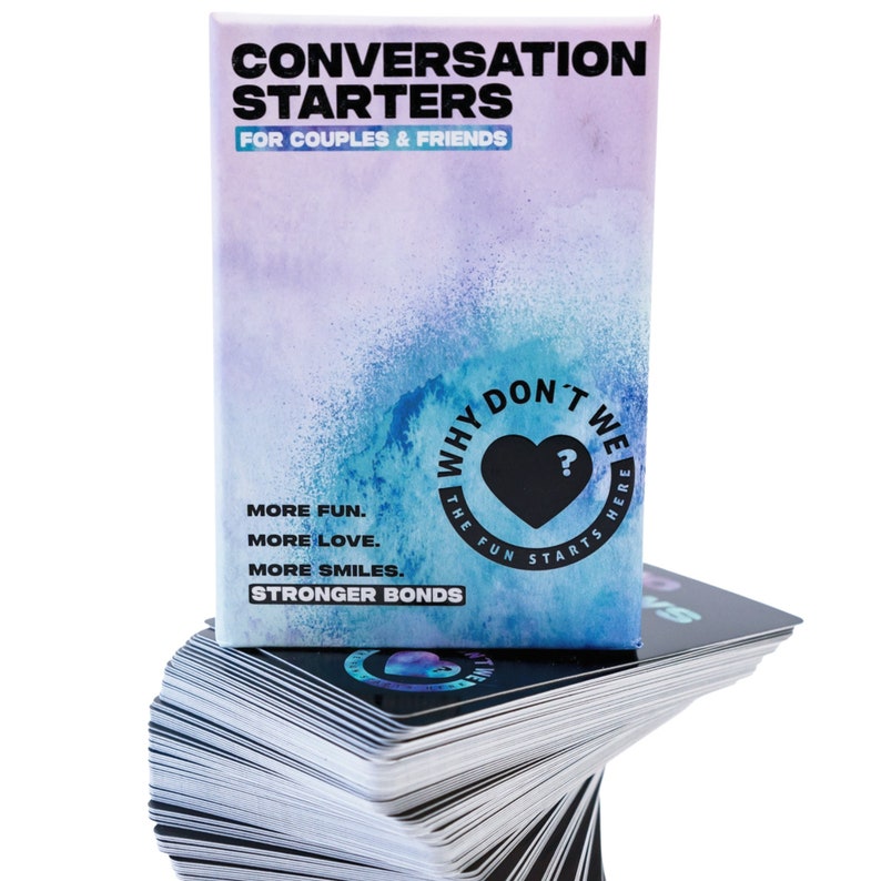 Conversation Starters for Couples 120 Cards with Questions, Conversations, Games and more The Perfect Valentines Day Gifts image 1