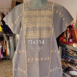 Boho kaftan, huipil de Oaxaca, kaftan boho mexicano, kaftan boho mexicano, huipil amuzgo, huipil oaxaqueño, huipil de Oaxaca, bordado a mano