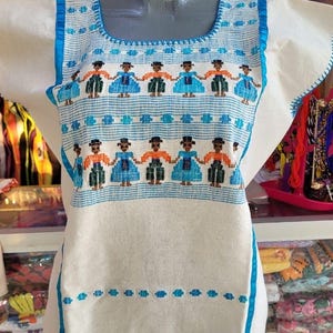 Blusa bordada mexicana, camisa bordada oaxaca, huipil Amuzgos, huipil oaxaca, huipil bordado a mano, Mexican embroidery top