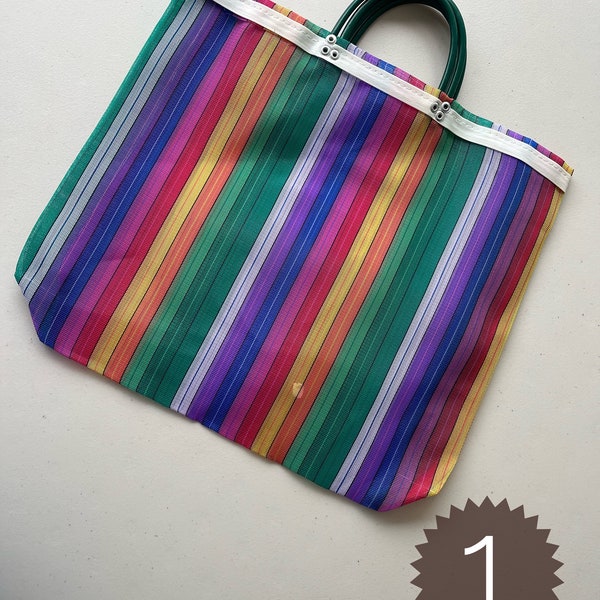 Mexican shopper bag/ reusable and washable bag/ tote bag/ beach bag/ ecofriendly bag/ grocery bag/ mexican bag/ summer bag/mesh shopping bag