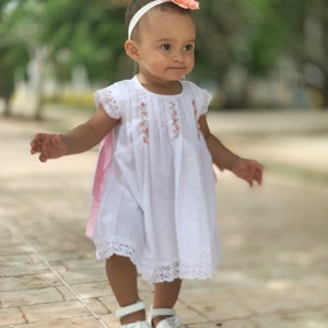 Lindo bebé, niño pequeño y niñas hecho a mano vestido mexicano bordado / vestido de verano étnico-boho-chic