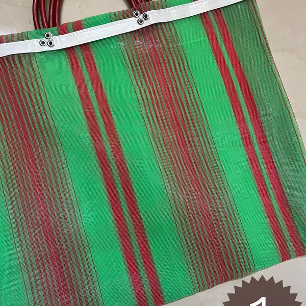 Mexican shopper bag/ reusable and washable bag/ tote bag/ beach bag/ ecofriendly bag/ grocery bag/ mexican bag/ summer bag/mesh shopping bag