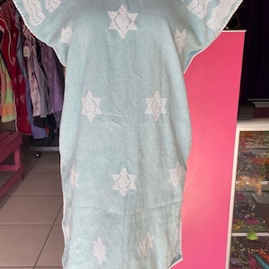 Huipil mexicano, huipil oaxaqueño, kaftan boho mexicano, kaftan boho mexicano, huipil oaxaqueño, huipil de Oaxaca, bordado a mano