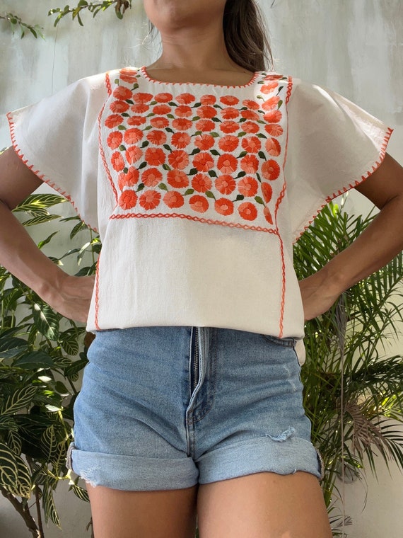 Antorchas Hablar con Girar en descubierto Blusa Bordada Mexicana Camisa Bordada Oaxaca Huipil Tacuate - Etsy Antorchas Hablar con Girar en descubierto Blusa Bordada Mexicana Camisa Bordada Oaxaca Huipil Tacuate - Etsy