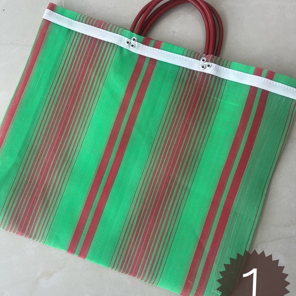 Mexican shopper bag/ reusable and washable bag/ tote bag/ beach bag/ ecofriendly bag/ grocery bag/ mexican bag/ summer bag/mesh shopping bag