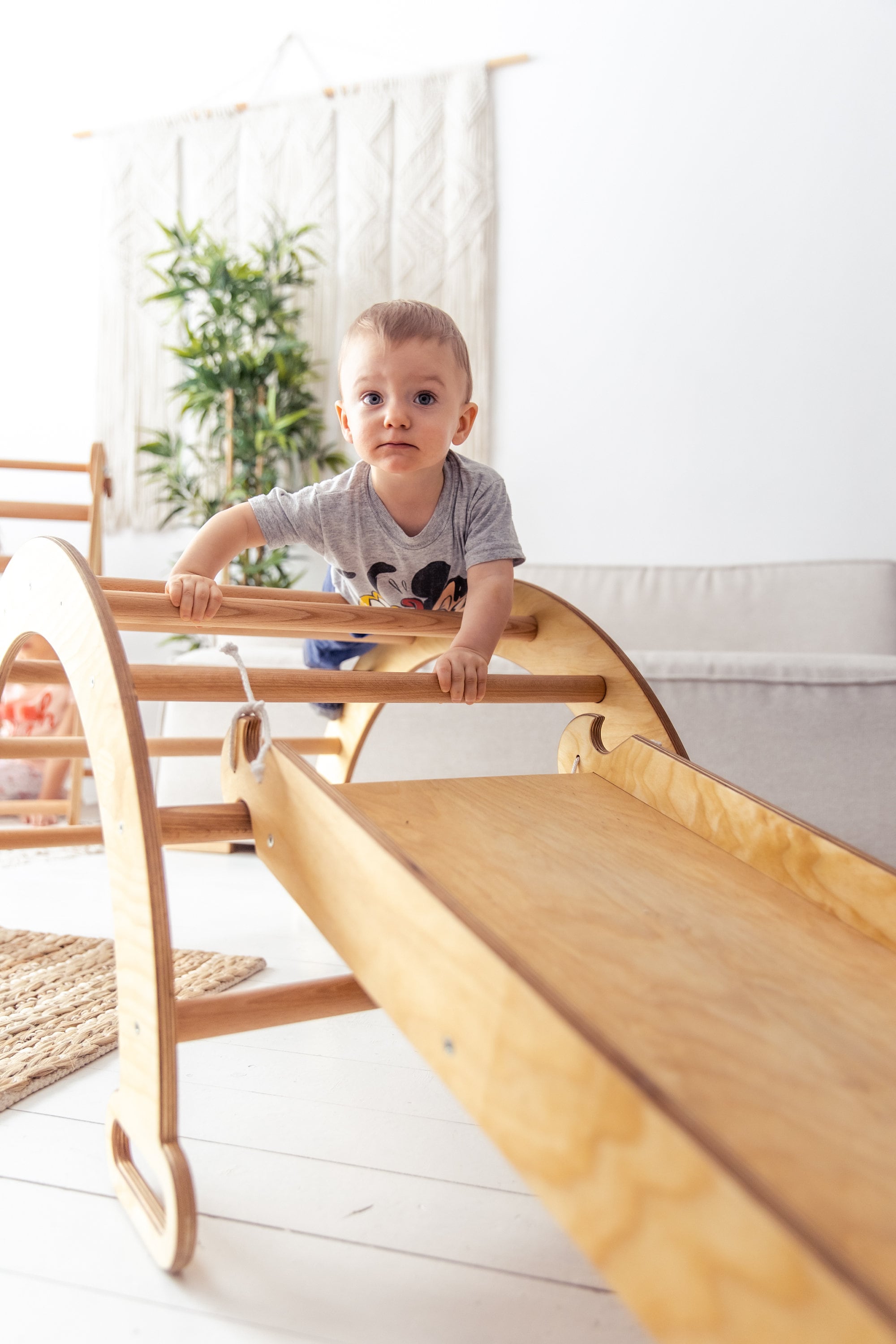 Climbing Gym for Toddlers 4 in 1 Triangle Climber Arch Etsy UK