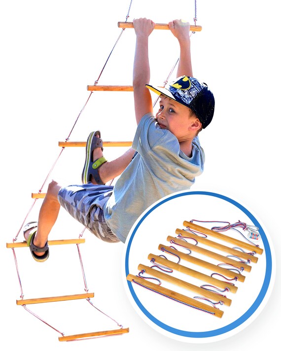 Slimbing Rope Ladder For Kids Tree Slimbing Ladder 100 Etsy