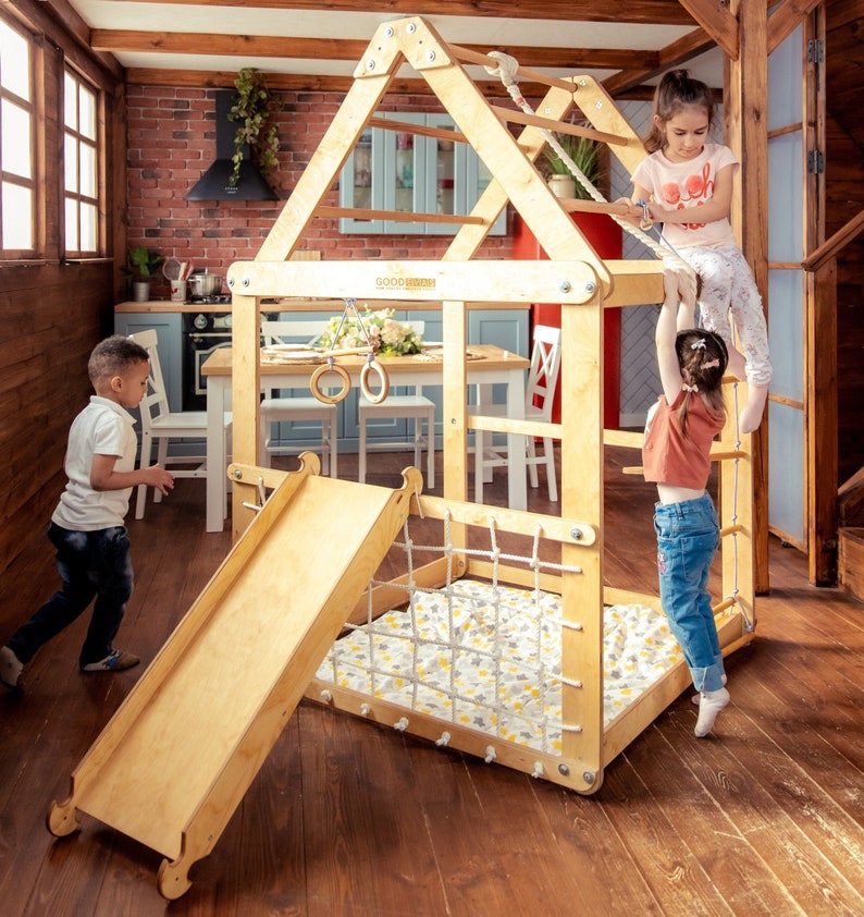 Die 11 schönsten Kleinkind Klettergerüst aus Holz für indoor