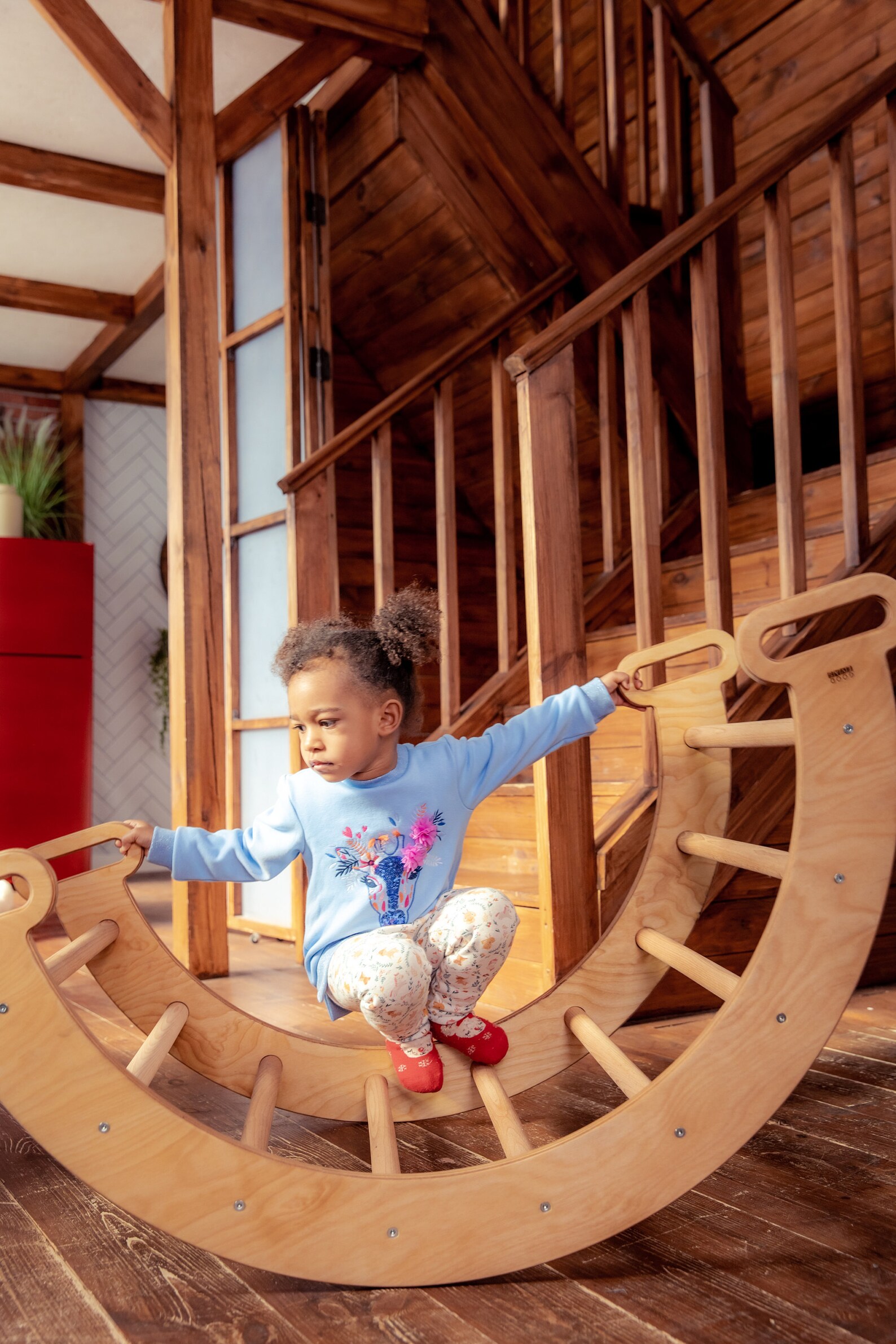 Climbing arch rocker Wooden baby climber Indoor kids Etsy